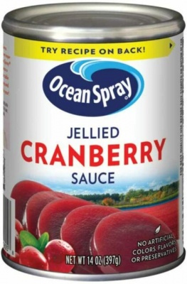 Ocean Spray Jellied Cranberry Sauce 14oz 397g